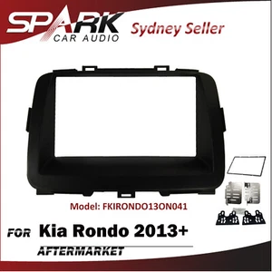 SP Facia Fascia Dash Panel Plate Surround Trim Double DIN For Kia Rondo RP 2013+ - Picture 1 of 1