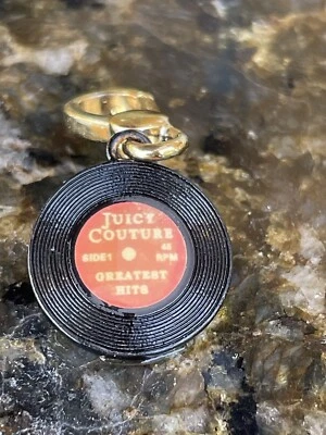 JUICY COUTURE Charm Vinyl Record 45 Rpm Greatest Hits Rare w/ JC Charm Box - Image 1 of 4