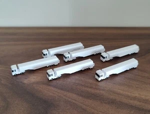 6x White FUEL BOWSER TANKER TRUCKS (Rotating) Airport GSE Vehicles 1:400 Scale - Picture 1 of 9