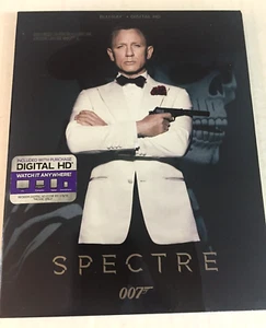 Spectre 007:  Blu-Ray No DVD With Slip Case Ships  Same Day With Tracking - Picture 1 of 2