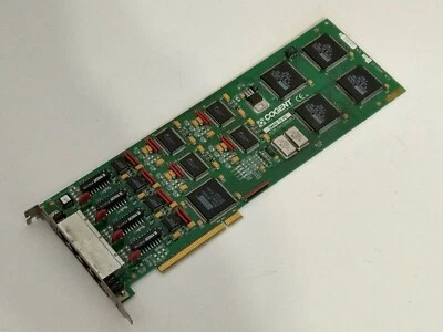 Cogent EM440 TX PCI 4-Port Quad-Netzwerkkarte Ethernet-Card Rare Vintage Classic - Bild 1 von 4