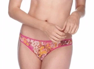 OnGossamer FLORAL OASIS Print Gossamer Mesh HIP G Thong - M/L - Picture 1 of 5