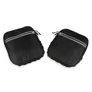 Black Motorcycle Nylon Guard Bar Bags Pair For BMW R 1200 RT/BMW K 1600 GT/GTL - Picture 1 of 8