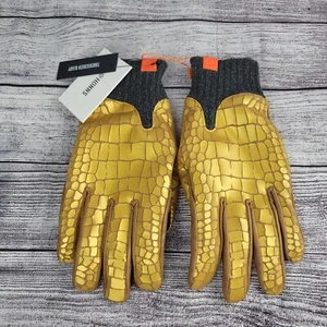 Honns Ladies Small Gloves Metallic Gold Touchscreen - Picture 1 of 6