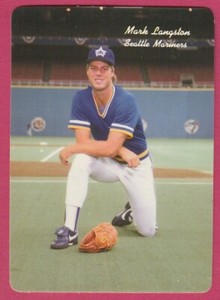 1986 Mothers Cookies # 3 Mark Langston -- Seattle Mariners 