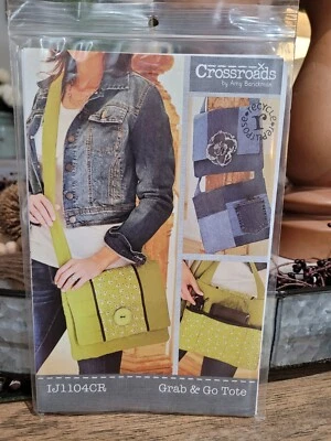 Indygo Junction Crossroads #IJ1104CR Grab & Go Tote Pattern New! - Image 1 of 4