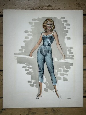 ASLAN - PIN UP Lithographie Signée Dans La Planche - Photo 1/4