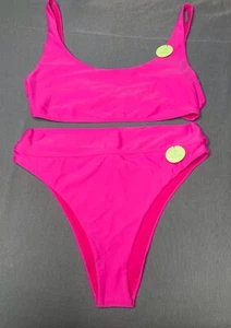 Forever 21 NWT XL Pink Swimsuit 2pc set - Picture 1 of 5
