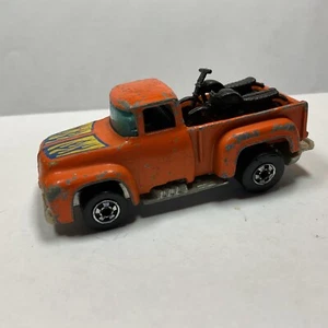 HOT WHEELS 1/64 Diecast PICK UP TRUCK WITN TWO MORTOR CYCLES 1973: - Picture 1 of 3