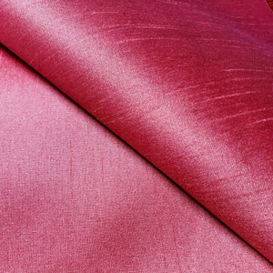 SALMON CORAL FAUX SILK POLY DUPIONI FABRIC 58" BY THE YARD - Bild 1 von 6