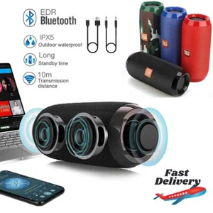 T&G Altoparlante Bluetooth Portatile Esterno Altoparlante Wireless Stereo Nero, Rosso, Blu - Foto 1 di 13