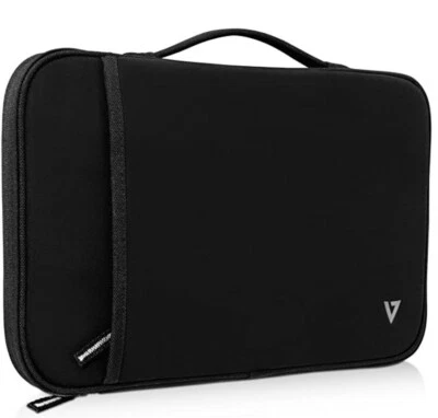 V7 Black Protective 12.2" MacBook or Chromebook Sleeve Case Spill Resistant - Image 1 of 4