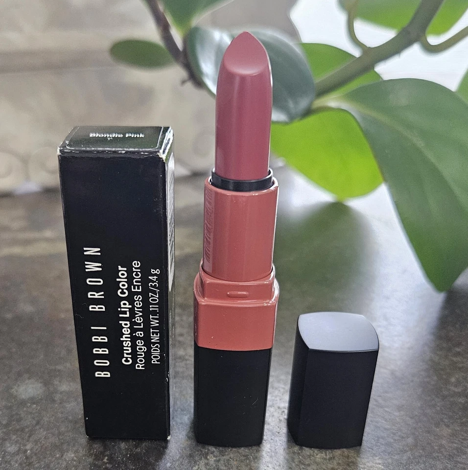 Bobbi Brown BLONDIE PINK Crushed Lip Color Lipstick Full Size .11 oz NIB! - Image 1 of 3