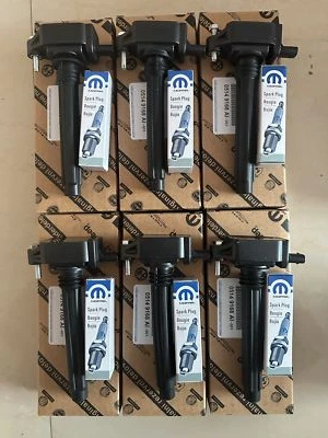 6 Pack Mopar Ignition Coils & Spark Plugs For Chrysler Jeep Dodge Ram 3.6L UF648 - Изображение 1 из 4