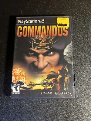 Commandos 2: Men of Courage (Sony PlayStation 2, 2002) PS2 Complete In Box - Image 1 of 4