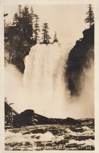 Snoqualme Falls, Washington - posted RPPC - Bild 1 von 3