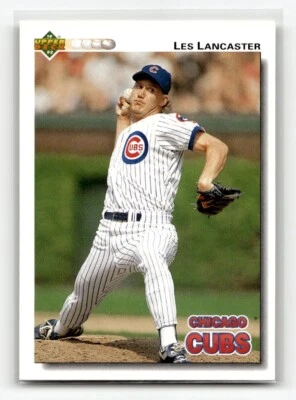 1992 Upper Deck     #481 Les Lancaster  Chicago Cubs  Baseball Card - Image 1 of 2