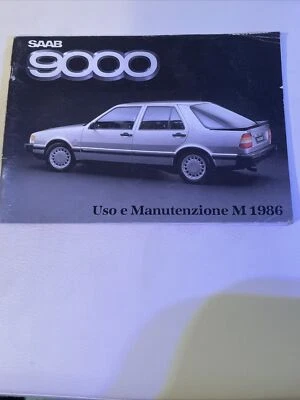 Saab 9000 MY 1986 Libretto Uso E Manutenzione - Immagine 1 di 4