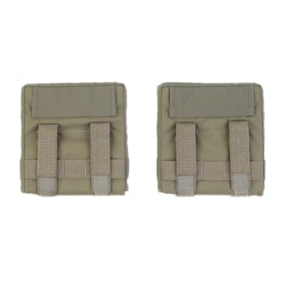 PEW Tactical Thorax 6X6" Side Plate Pocket Pocket 2PCS MOLLE HSP Style Paintball