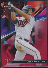 2021 Topps Finest #55 Alex Kirilloff Red Refractor RC /5 Minnesota Twins SSP