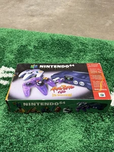 Consola de Videojuegos Nintendo 64 N64 En Caja Púrpura Atómica Probada En Caja - Imagen 1 de 15