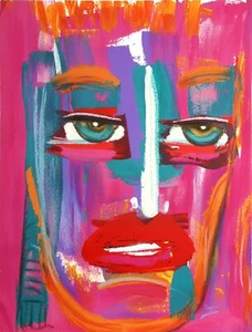 Donna Summer,Passion (Gesicht Zu Gesicht),Lithographie,Nummeriert IN Bleistift - Picture 1 of 3