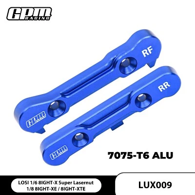 GPM 7075 Alloy Rear Lower Suspension Mount For LOSI 8IGHT-X Lasernut 8XE 8XTE - Image 1 of 4