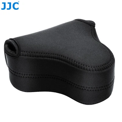 JJC Black Mirrorless Camera Pouch  Canon EOS M50 M6 Mark II +55-200mm /18-55mm  - Image 1 of 4