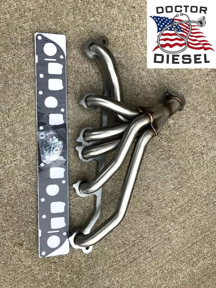 91-99 Jeep Wrangler Cherokee 4.0L TJ YJ XJ Stainless Manifold Header Exhaust 1-6 - Image 1 of 1