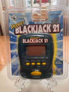 RADICA: CASINO POCKET BLACKJACK 21 POCKET ELECTRONIC GAME NEW IN THE PACKAGE - Picture 1 of 7