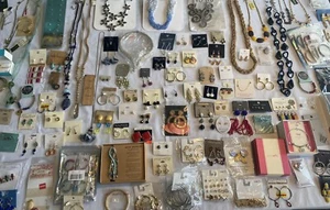 All NWT Jewelry Lot INC Chicos M Haskell Napier Trifari Effy Loft Macys - Picture 1 of 24