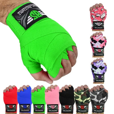 Hand Wraps 180" Bandages UFC Inner Boxing Gloves MMA Muay Thai Kick Boxing USA.. - Image 1 of 2