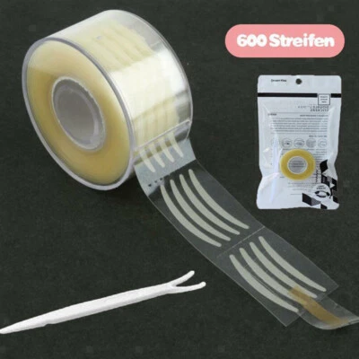 600 Stück Augenlid Schlupflid Tape Streifen Augen Lifting Stripes Double Eyelid - Bild 1 von 4