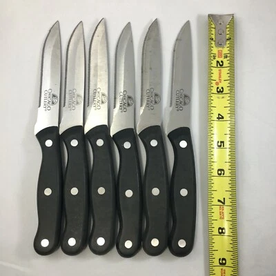 Chicago Cutlery Utility 刀具 4 1/4 英寸长刀片不锈钢 6 件装 — 第 1/4 张图片
