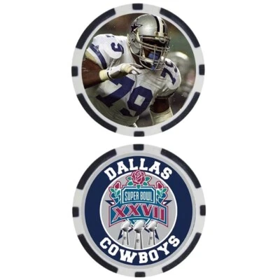 ERIK WILLIAMS - COWBOYS SUPER BOWL XXVII - POKER CHIP - Image 1 of 2