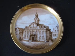 Vintage Schwäbisch Hall Das Rathaus Germany Decorative Hanging Plate / Souvenir - Picture 1 of 4