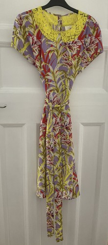 Abito in seta Kate Spade taglia 12 UK 14 16