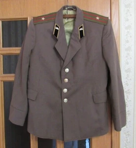 SOVIET MILITARY UNIFORM EVERYDAY TUNIC and TROUSERS OF MAJOR TANKMAN size 50 - Picture 1 of 3