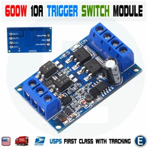10A 600W MOS FET interruptor de accionamiento módulo de accionamiento regulador panel de control de corriente - Imagen 1 de 11