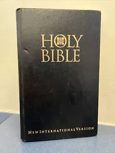 Holy Bible~New International Version~1984 Hardcover International Bible Study - Foto 1 di 12