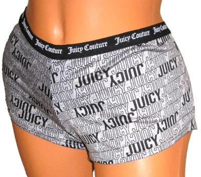 Bragas Lencería Juicy Couture Gris Boyshorts 1X Regalo Adulto Foto 1 de 4