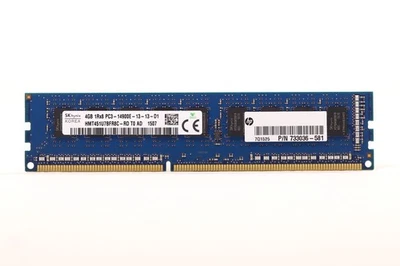 SK Hynix 4GB 1Rx8 PC3-14900E-13-13-D1 ECC Unbuffered Server RAM HMT451U7BFR8C-RD - Image 1 of 2