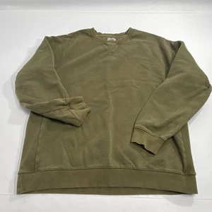 Duluth Mens Souped-Up Crew Neck Sweatshirt XL Olive Heavy Side Rib Crew - Picture 1 of 6