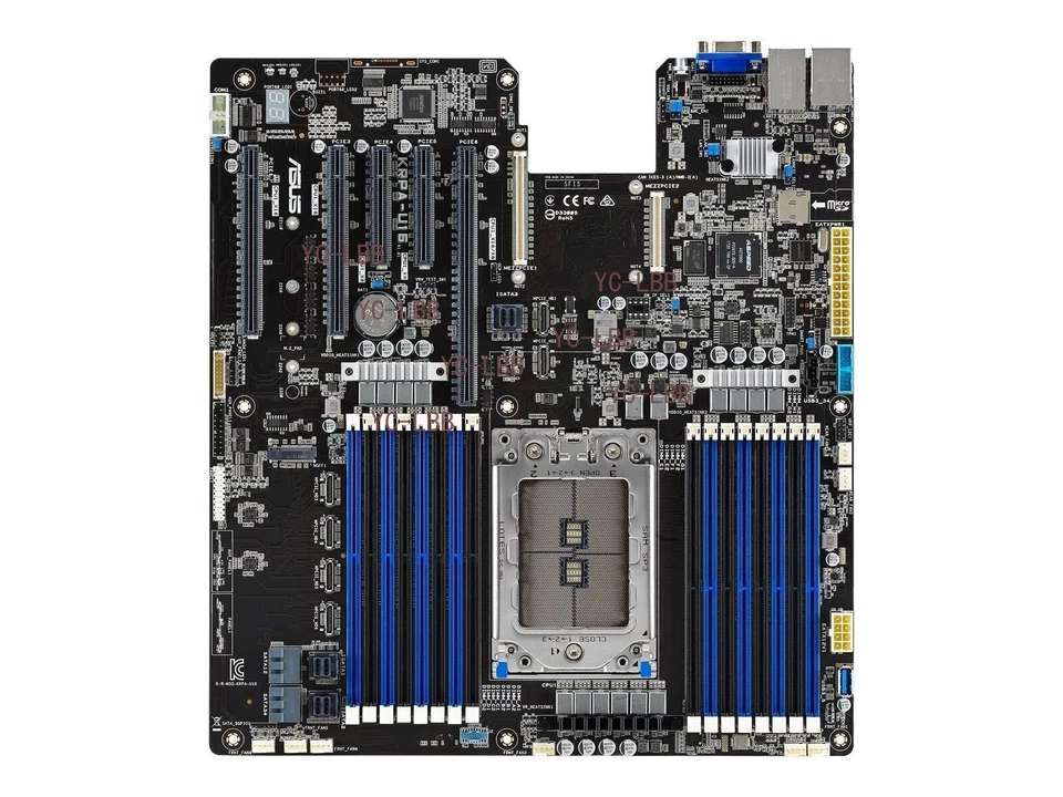 ASUS KRPA-U16 SERVER Motherboard EEB Support AMD EPYC 7742/7702/7763/7542 CPU - Image 1 of 4