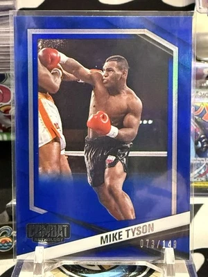 Mike Tyson 2025 Panini Combat Anthology Blue Parallel /149 TZ - Image 1 of 2