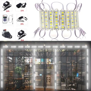White 5054 SMD 6 LED Module Light Store Front Window Sign Lamp DC12V Kits - Picture 1 of 15