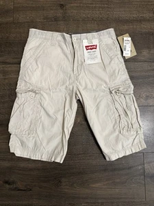 Levi’s Boys Cargo Shorts Relaxed Fit Flap Pockets Cotton Chore Travel Sz 16 - Picture 1 of 17