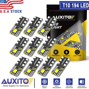 10X AUXITO T10 2825 194 168 Mapa Domo Matrícula LED Luz Blanca Canbus Bombillas - Imagen 1 de 11