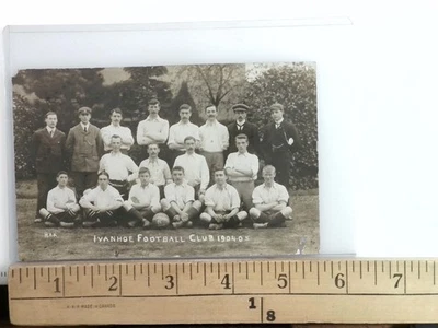 Ivanhoe Football Club 1904-05 Antique UK Soccer Team Postcard Sports Post Card - Image 1 of 2