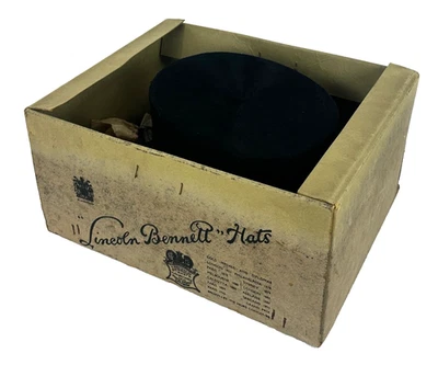 Vintage Antique Lincoln Bennet & Co Original Box with Woodrow Silk Top Hat - Image 1 of 4